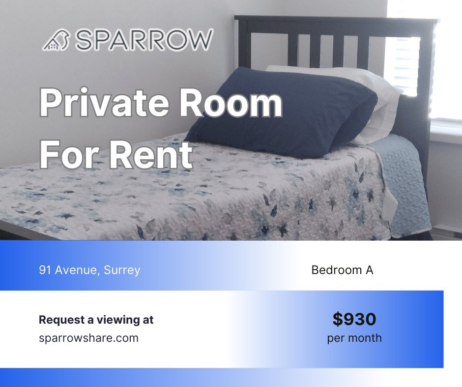 91 Avenue, Surrey, BC - Room for rent