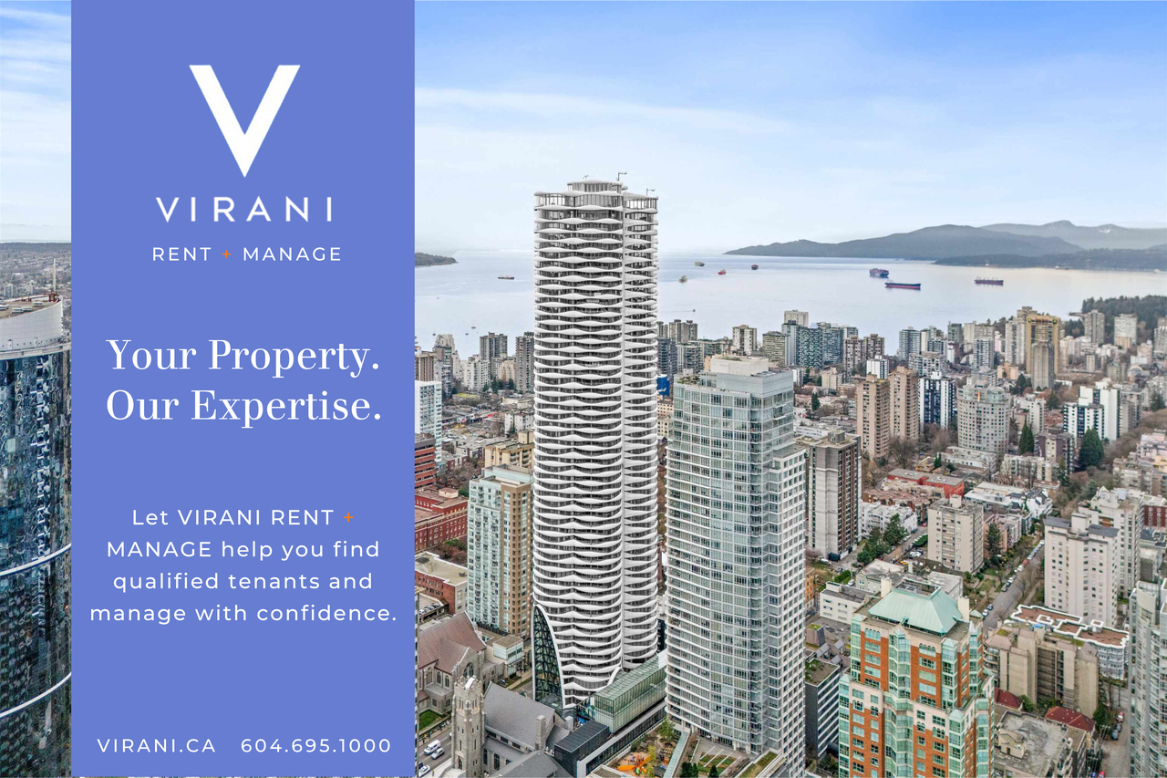 1033 Nelson Street, Vancouver, BC - Condo for rent