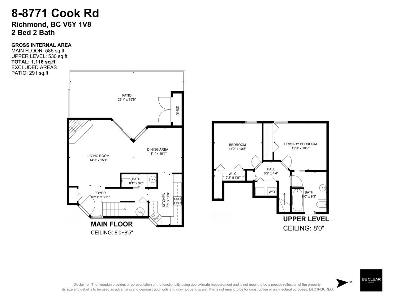 8771 Cook Road, Richmond, BC - Town House for rent