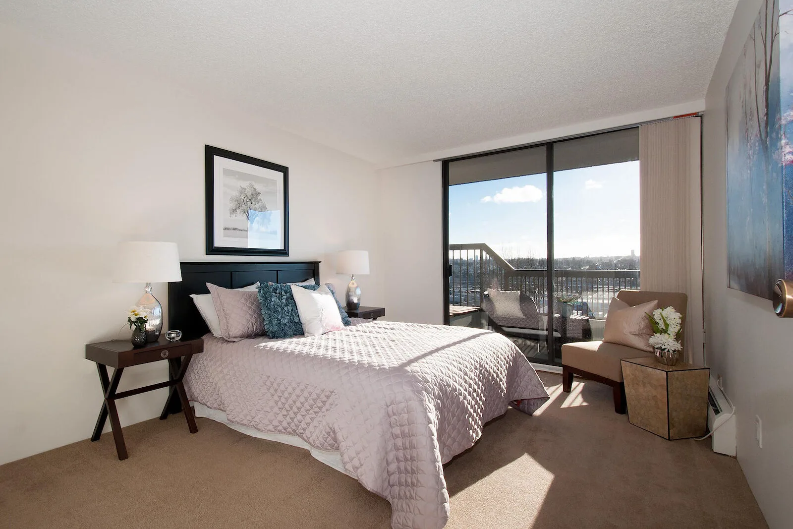 Peaceful and secure environment in desirable neighbourhood, close to skytrain and Brentwood Mall