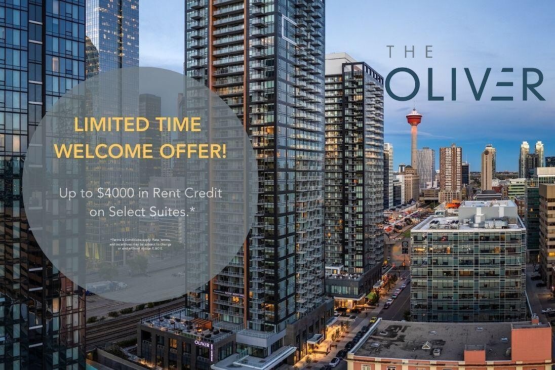 The Oliver - Calgary’s Best Move, Now Bigger & Better Across Two Towers.