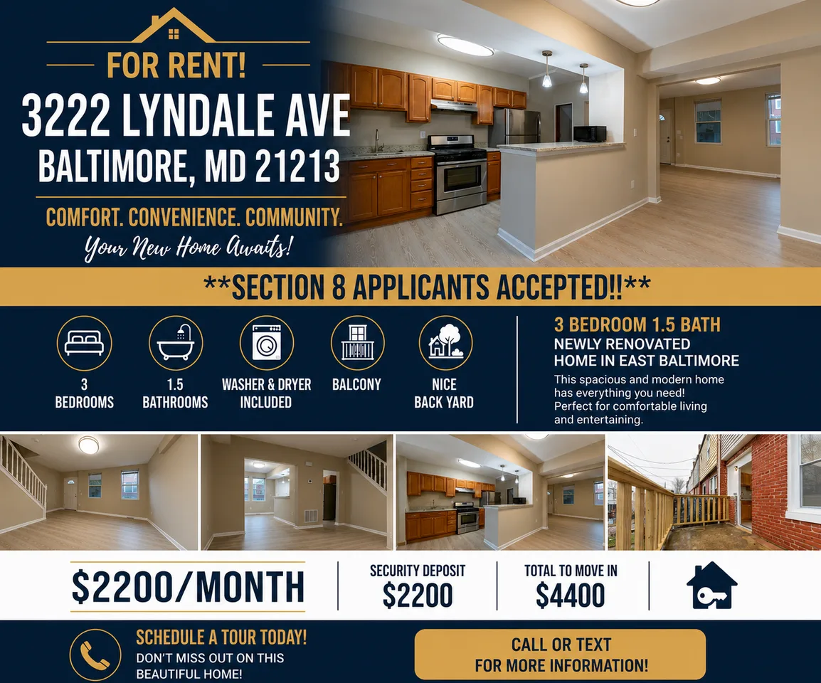 3222 Lyndale Ave, Baltimore, MD 21213, USA