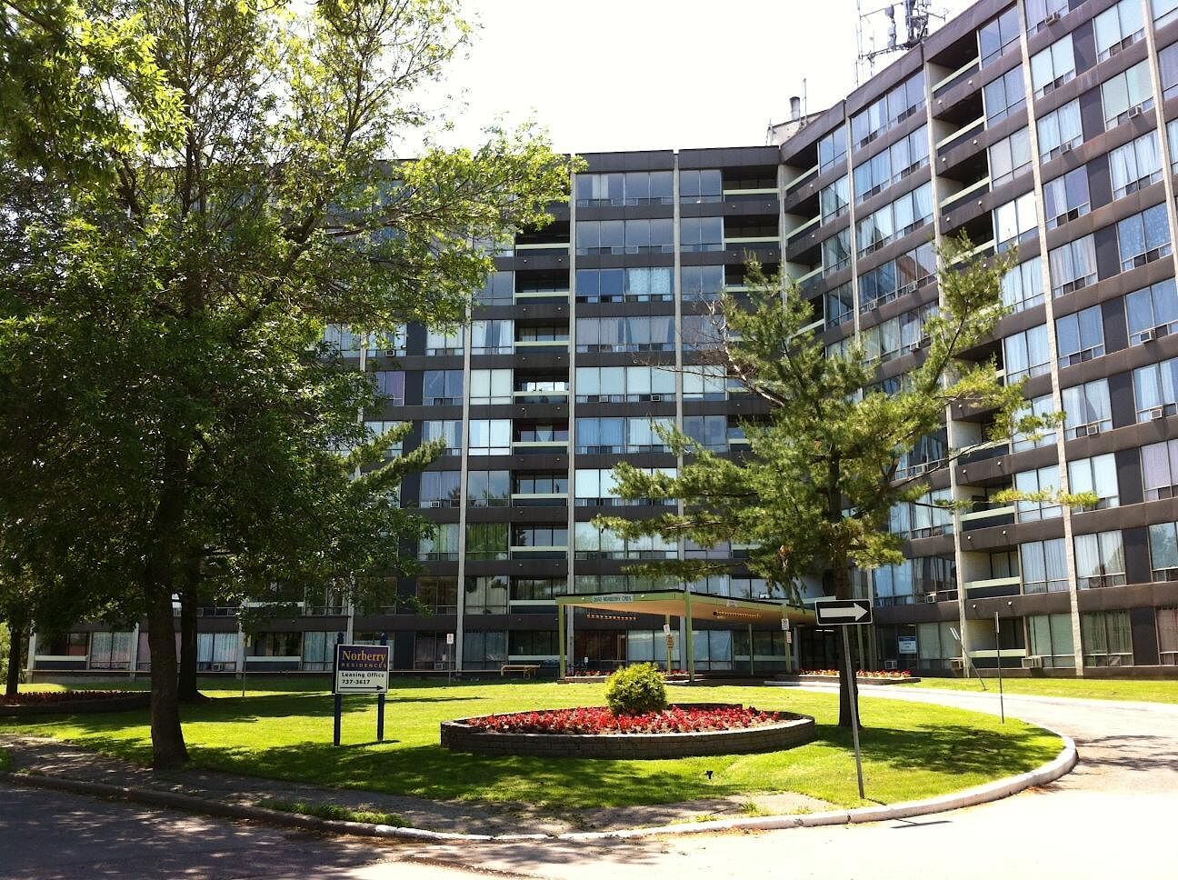 Mooney's Bay area apartment complex on Norberry Crescent and Springland Drive offering charming and affordable rental un