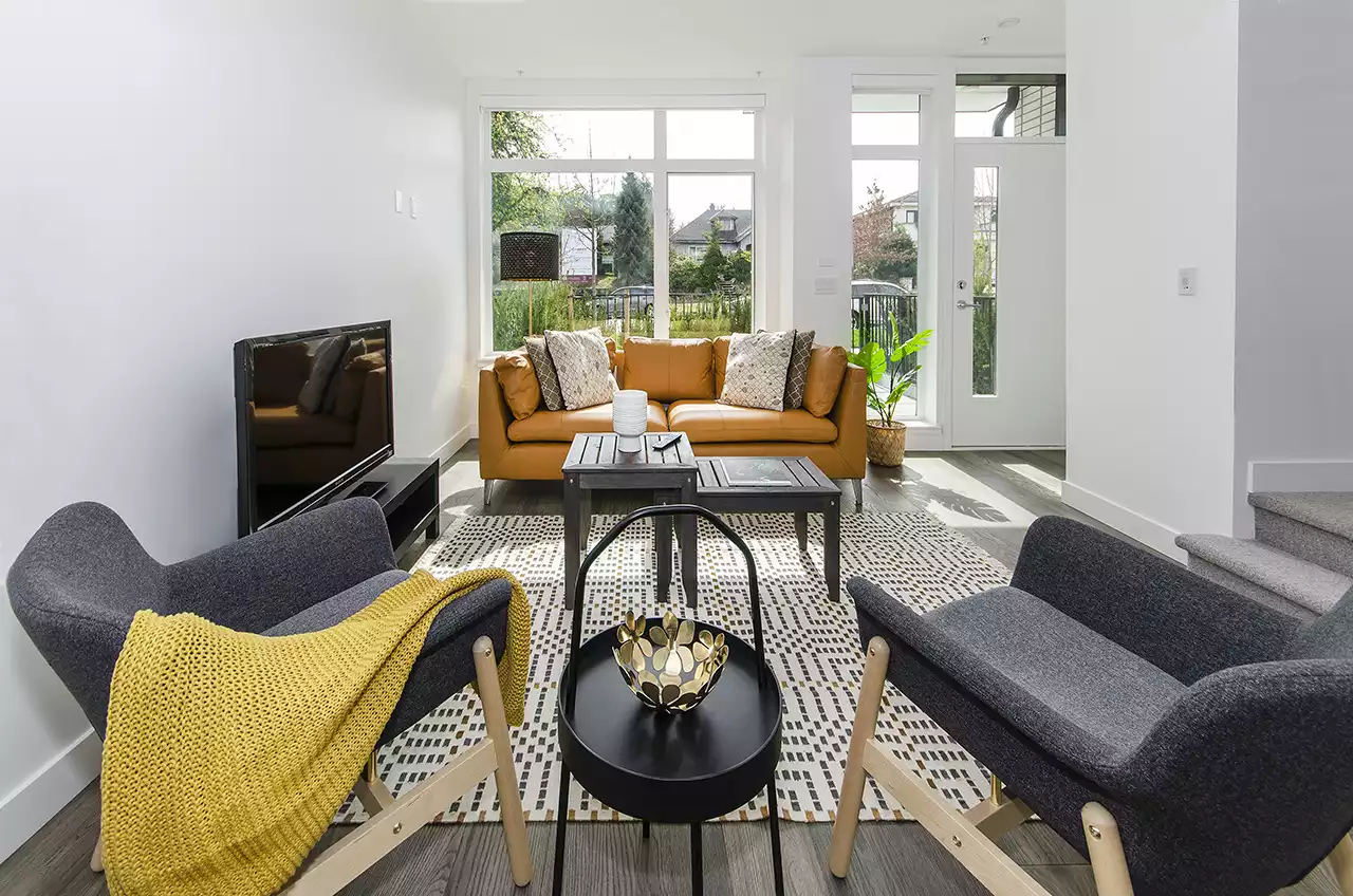 Vancouver Furnished Townhouse Rental - Brand New 3 Bedroom Townhouse in South Cambie with Private Roof Top Patio and Parking