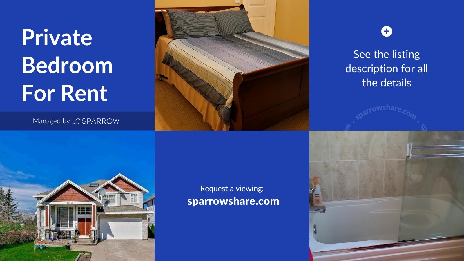 Grosvenor Road, Surrey, BC - Room for rent