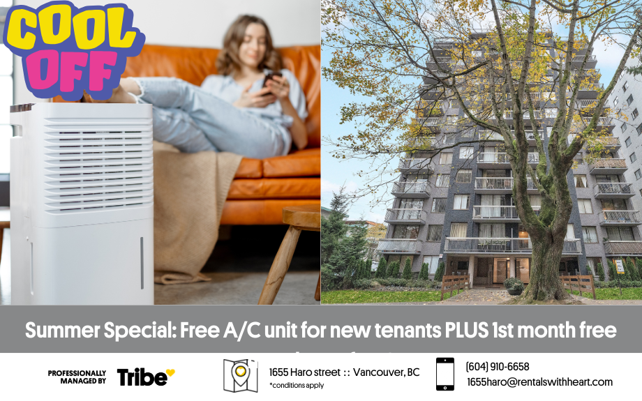 1655 Haro Street- 1st Month Free!